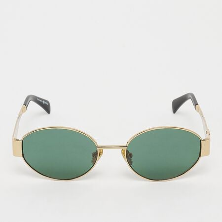 Ovale zonnebrillen  - goud, groen