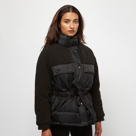 Ladies Sherpa Mix Puffer Jacket 