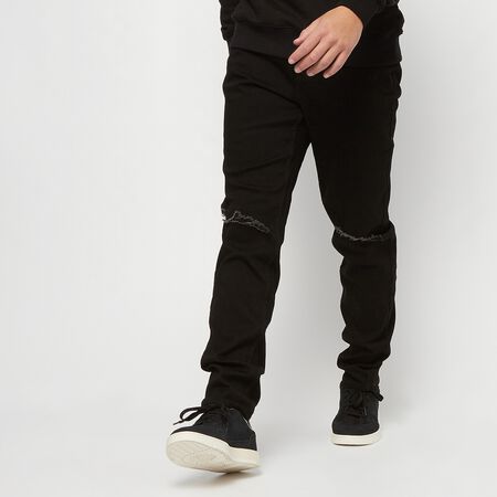 Black Ripped Relaxed Denim 