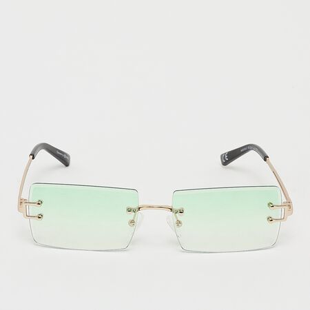 Zonnebrillen zonder frame - goud, groen