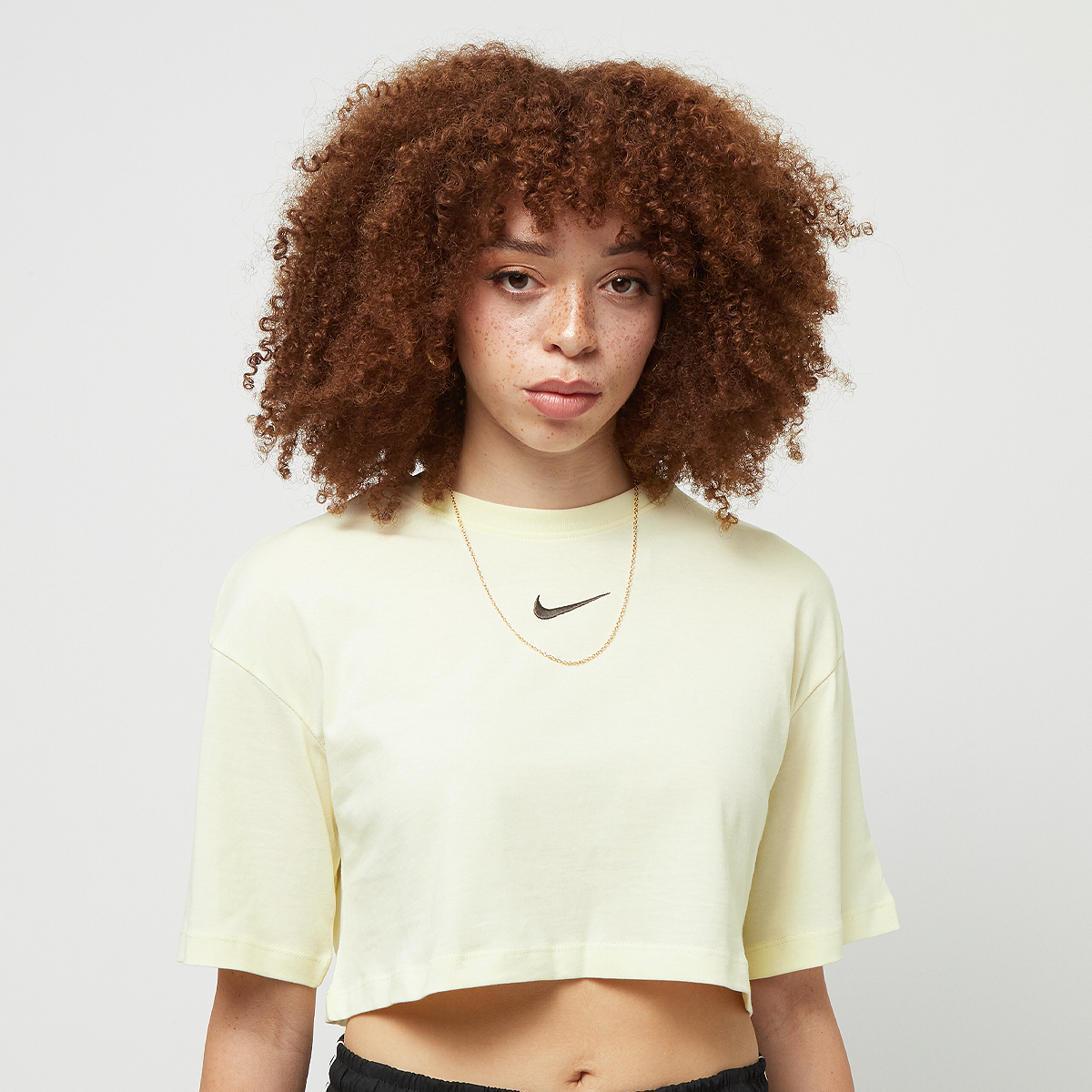 Nike Sportswear Crop Trend T-shirts Dames Coconut Milk maat: XL beschikbare maaten:XS S M L XL