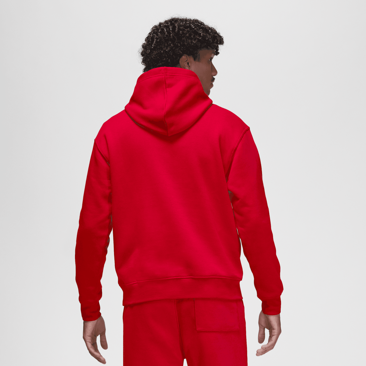 Jordan Essentials Fleece Pullover Hoodies Heren gym red gym red white maat: S beschikbare maaten:S M L XL