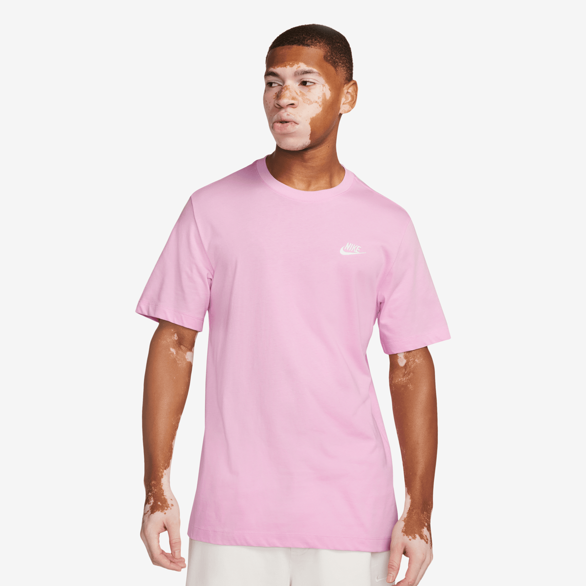 Nike Sportswear Club Tee T-shirts Heren pink rise maat: XL beschikbare maaten:S M L XL