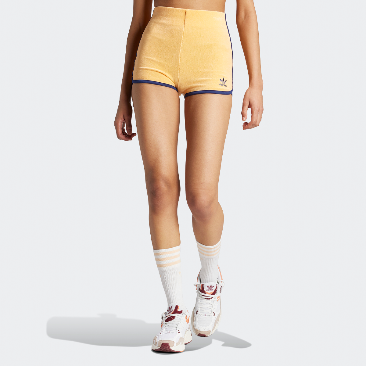 adidas Originals 3-stripes Short Summer Glow Sportshorts Dames hazy orange maat: S beschikbare maaten:XS S M L