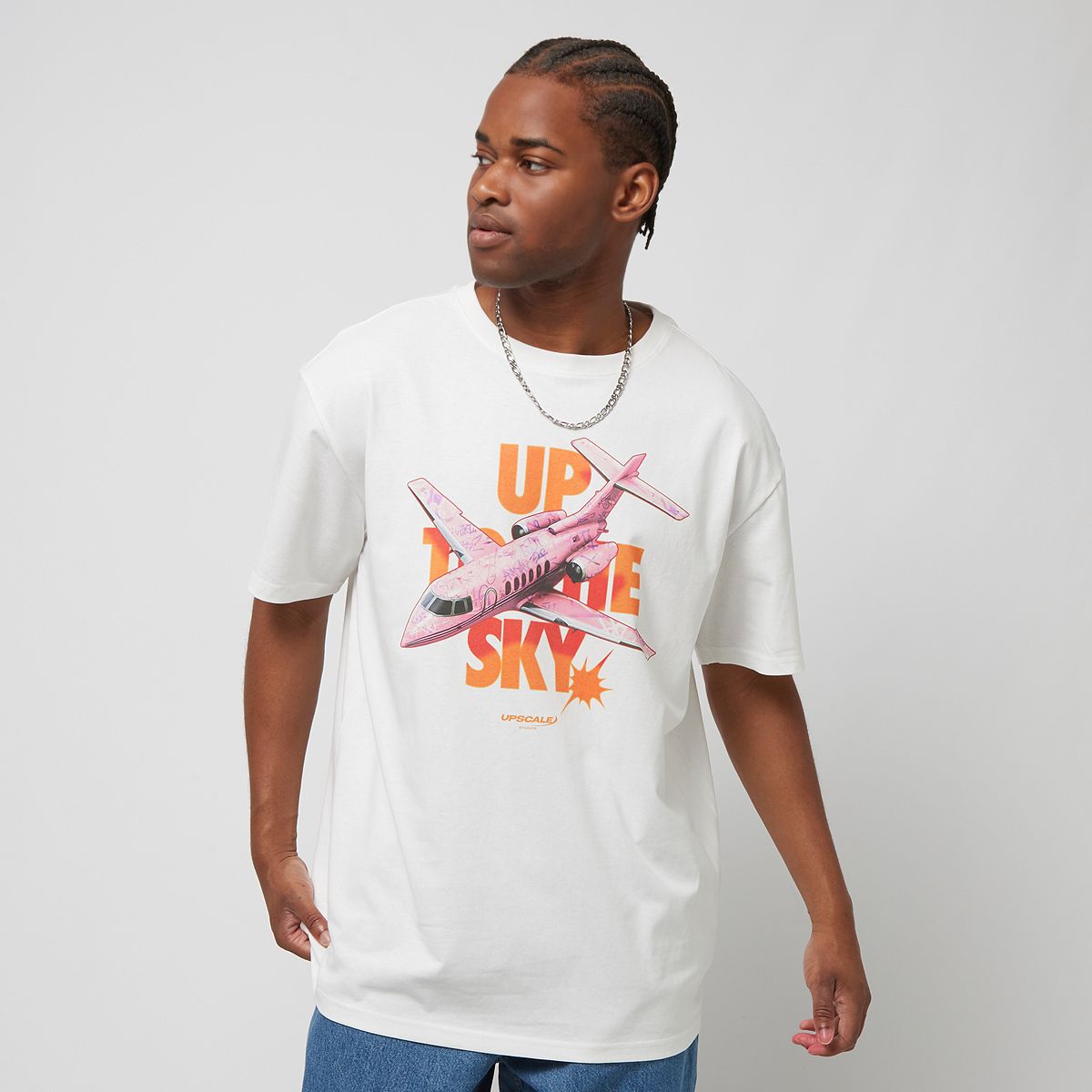 Upscale by Mister Tee Up To The Sky Oversize Tee T-shirts Kleding white maat: XL beschikbare maaten:XS S M L XL