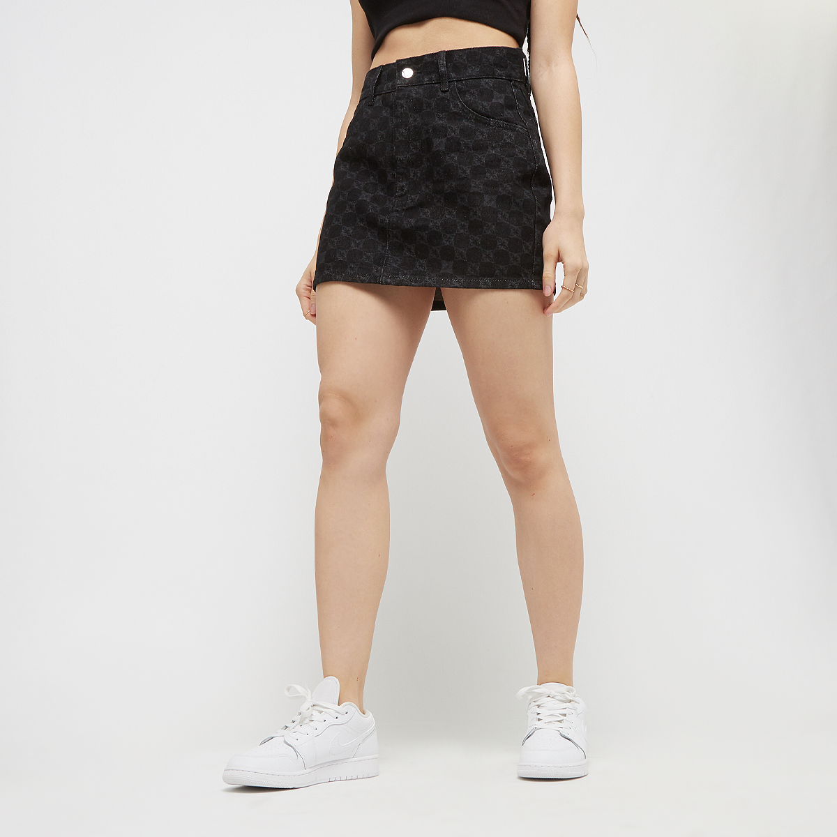 Pequs Aether Monogram Skirt Sportshorts Dames Black maat: XS beschikbare maaten:XS S M L