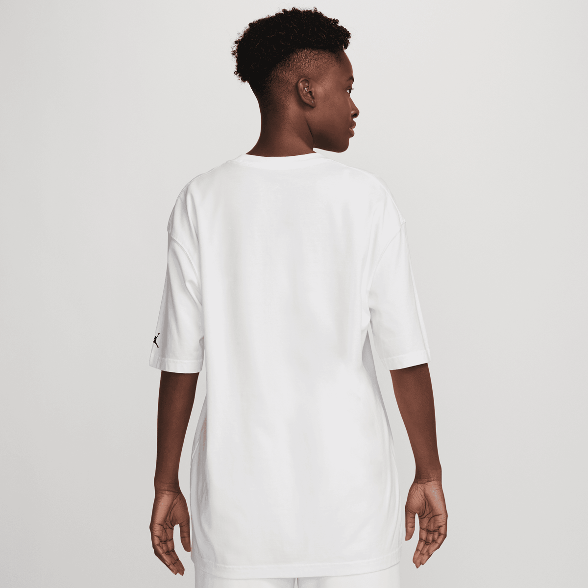 Jordan Short Sleeve Graphics Oversized Tee T-shirts Dames white maat: XS beschikbare maaten:XS S M L