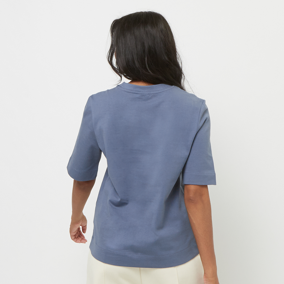 Urban Classics Ladies Classy Tee T-shirts Dames vintageblue maat: XS beschikbare maaten:XS S M L XL