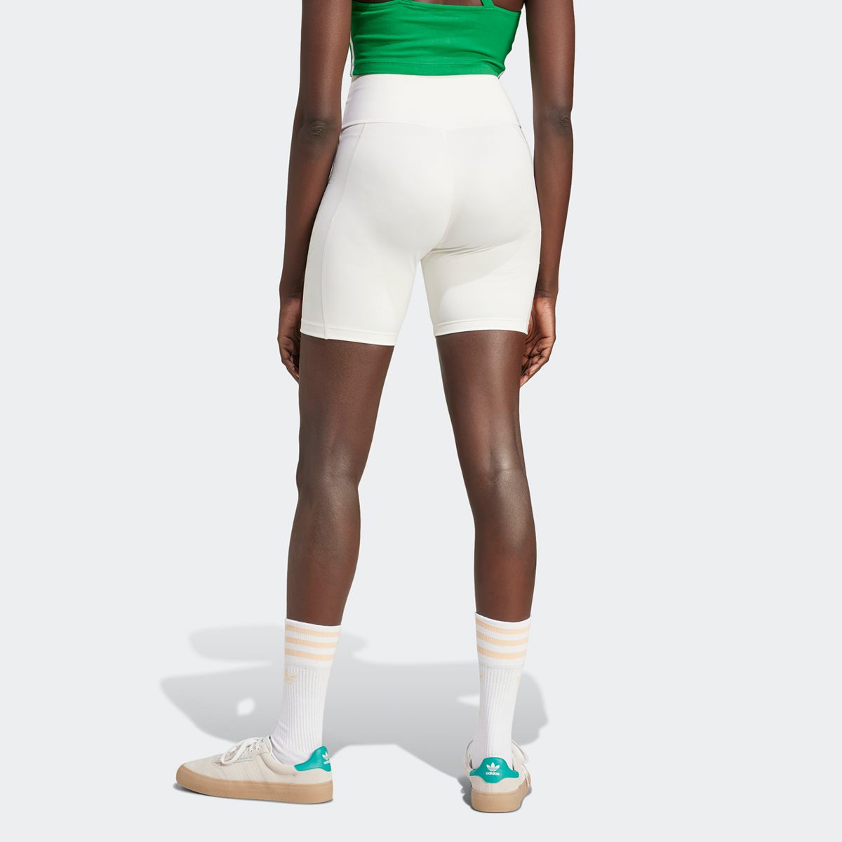 adidas Originals Linear Leggings Sportshorts Dames cloud white maat: XS beschikbare maaten:XS S M L