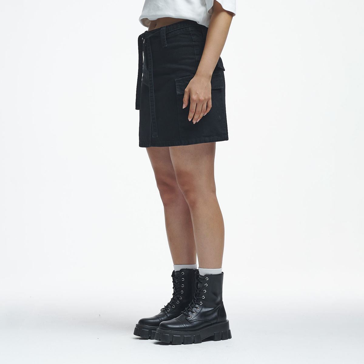 2Y Studios Nisha Pocket Skirt Rokken Dames Black maat: 24 beschikbare maaten:24 25 26 27 28 29 30 31