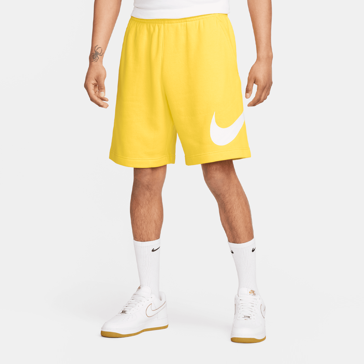 Nike Sportswear Club Short Basketball Gx Sportshorts Heren lightening white white maat: S beschikbare maaten:S M L XL XXL