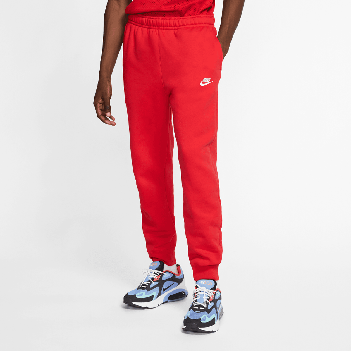 Nike Sportswear Club Fleece Joggers Trainingsbroeken Heren university red university red white maat: S beschikbare maaten:S M L XL XXL