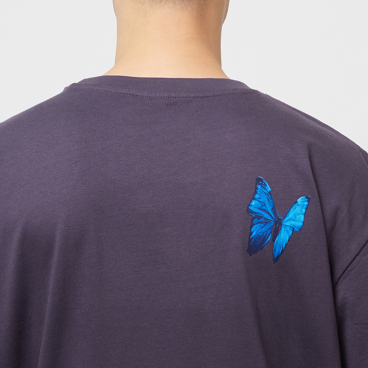 Upscale by Mister Tee Le Papillon Oversize Tee T-shirts Kleding purplenight maat: S beschikbare maaten:XS S M L