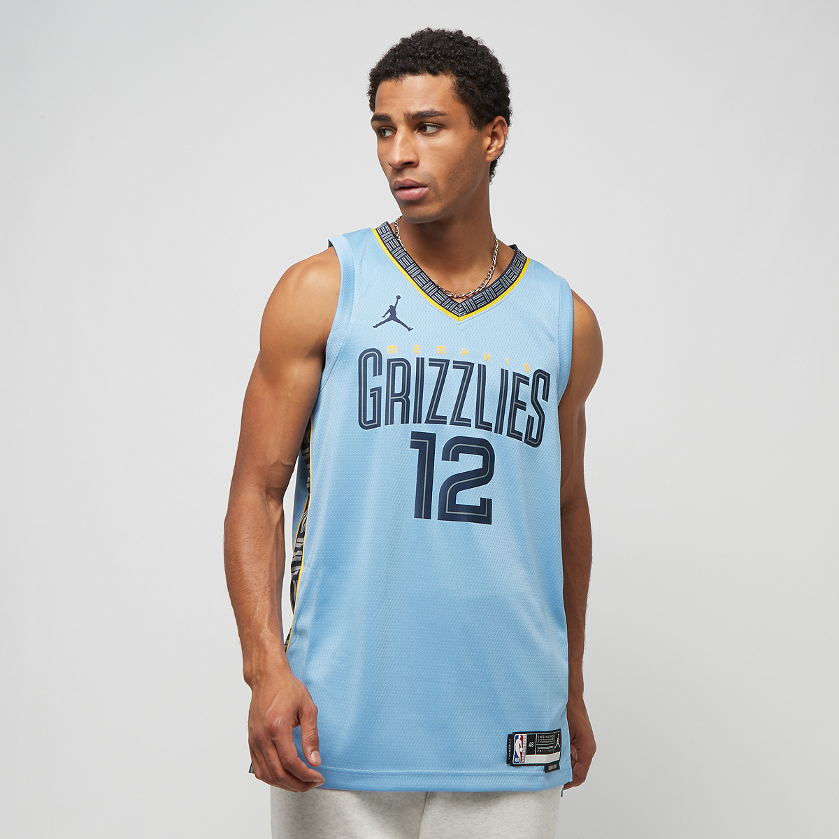 Nike Nba Memphis Dri-fit Swingman Jersey Statement 22 Sportshirts Heren light blue morant ja maat: XS beschikbare maaten:XS S M L XL XXL