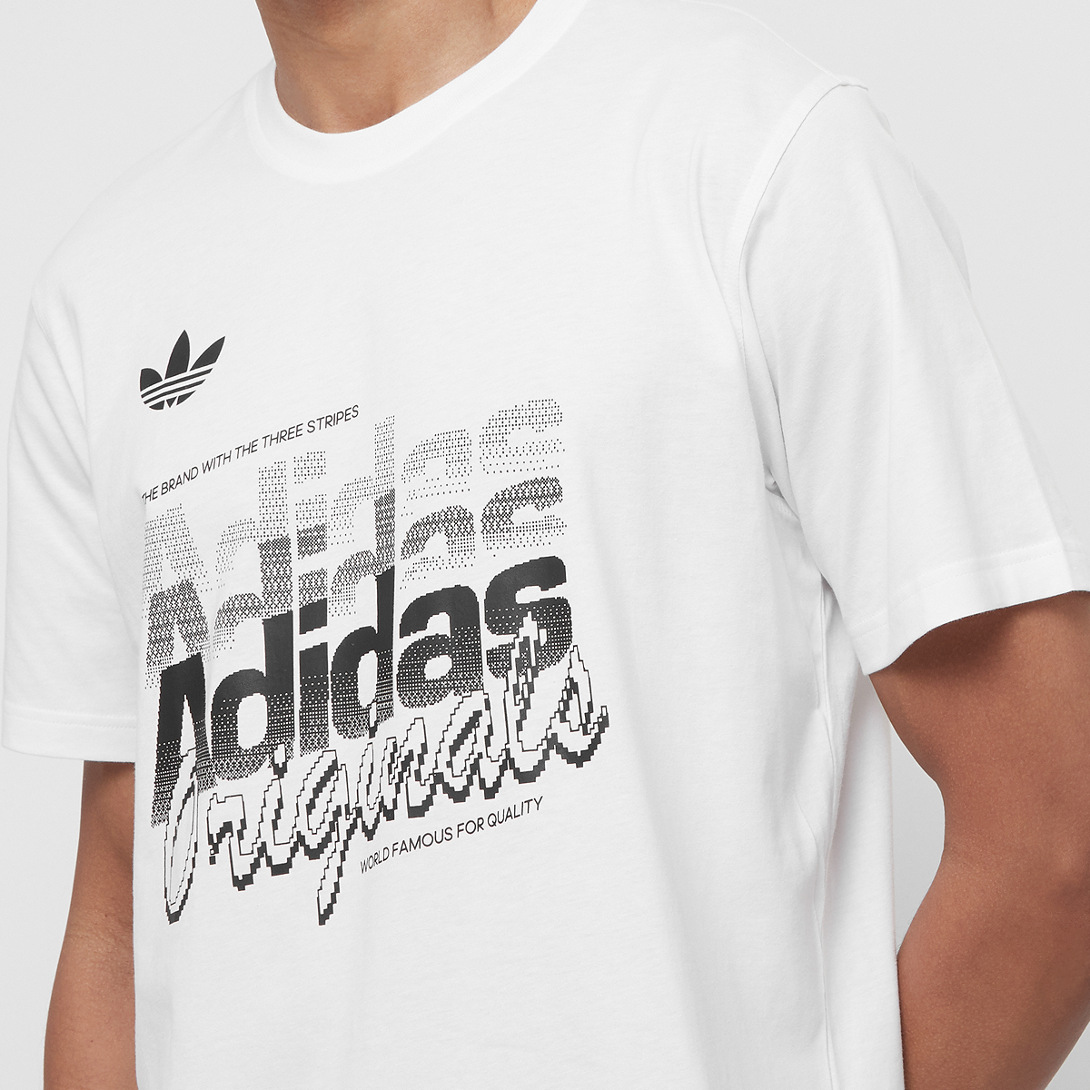adidas Originals Gfx Tee T-shirts Heren white maat: M beschikbare maaten:S M L XL