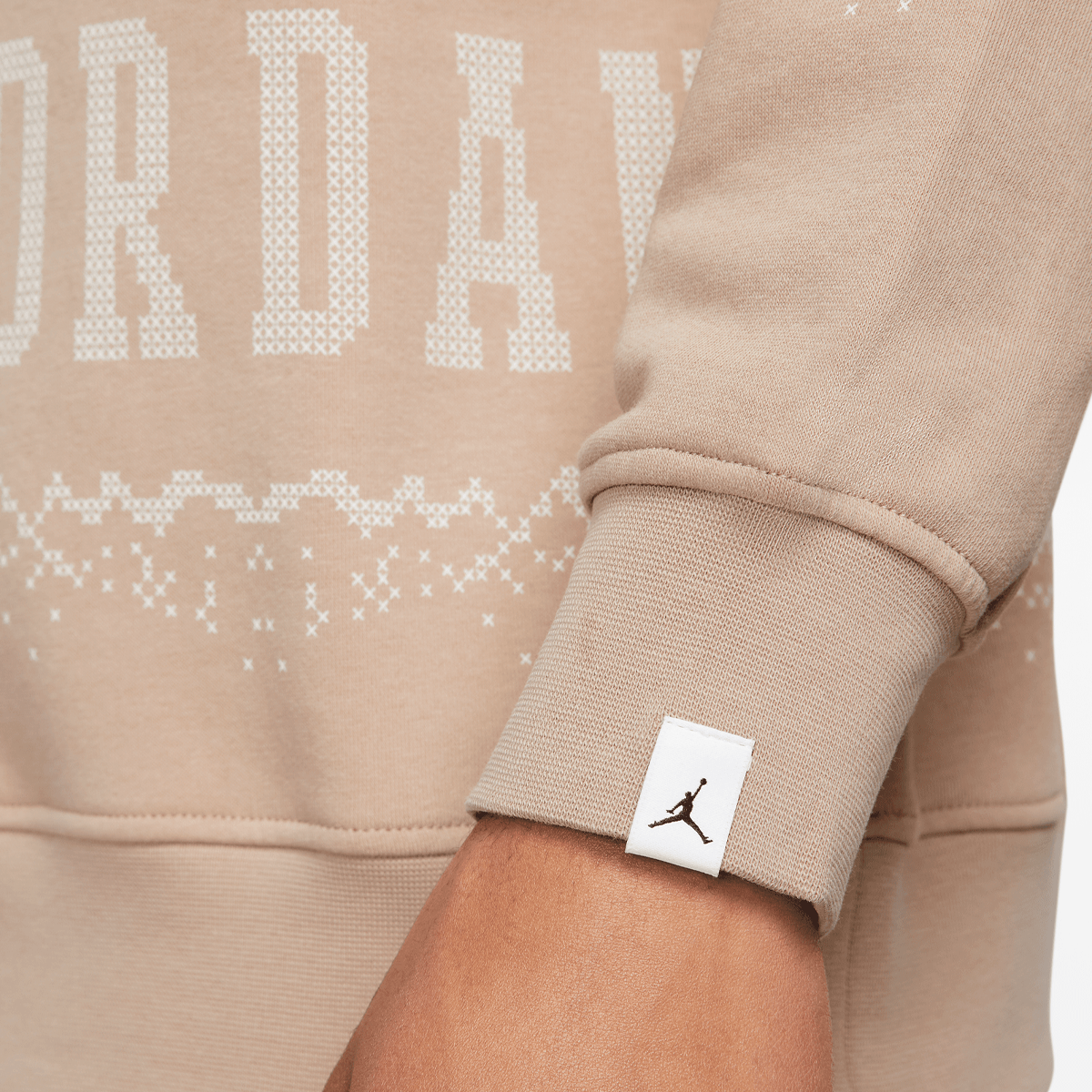 Jordan Essentials Holiday Fleece Crew Sweatshirts Heren hemp maat: S beschikbare maaten:S M