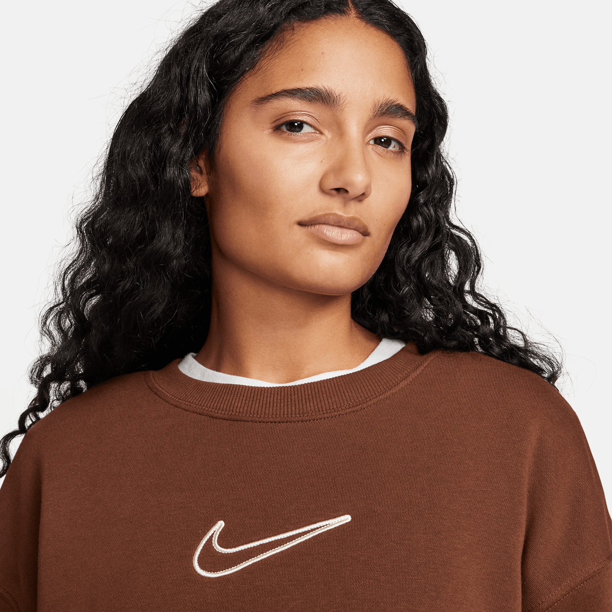 Nike Sportswear Phoenix Fleece Oversized Crew Sweatshirt Sweatshirts Dames cacao wow maat: S beschikbare maaten:XS S M L XL