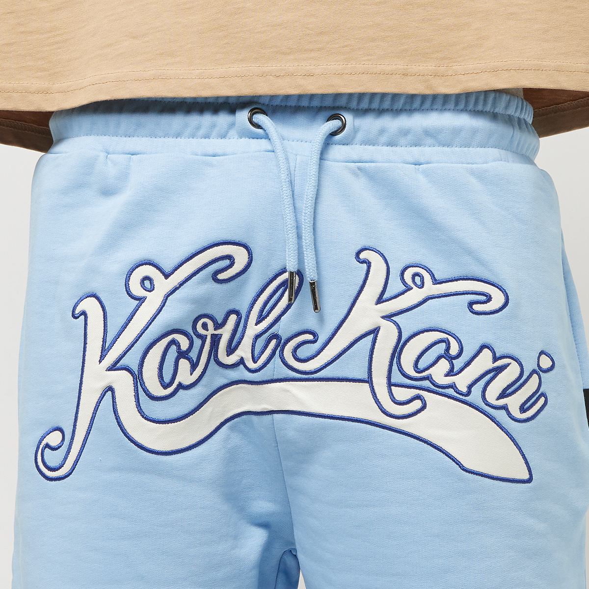 Karl Kani Small Signature Diner Sweatshorts Sportshorts Heren light blue maat: S beschikbare maaten:S M L XL