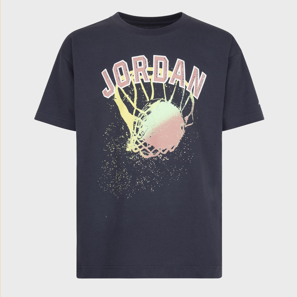 Jordan Junior Hoop Style Shortsleeve Tee T-shirts Kids anthracite maat: 158 beschikbare maaten:128 147 158 170