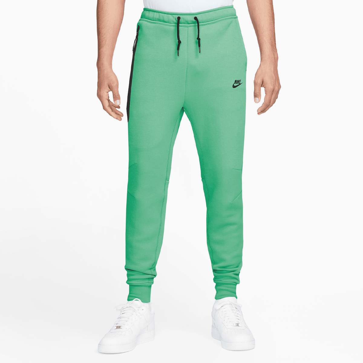 Nike Sportswear Tech Fleece Jogger Trainingsbroeken Heren spring green black maat: XXL beschikbare maaten:S M L XL XXL