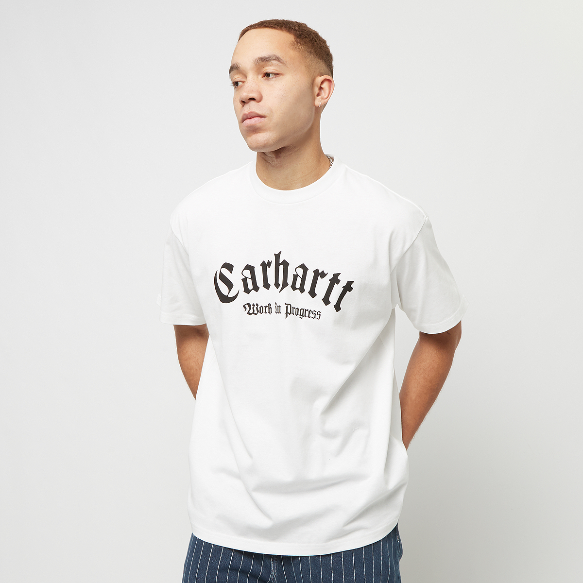 Carhartt WIP Shortsleeve Onyx T-shirt T-shirts Heren White black maat: L beschikbare maaten:S M L XL