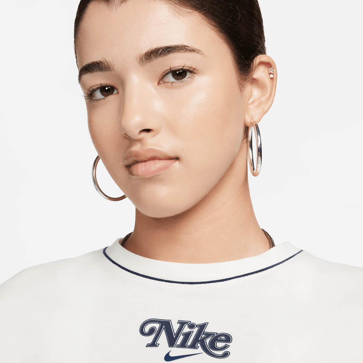 Nike Sportswear Crop Tee Ef T-shirts Dames sail maat: XS beschikbare maaten:XS S M L XL