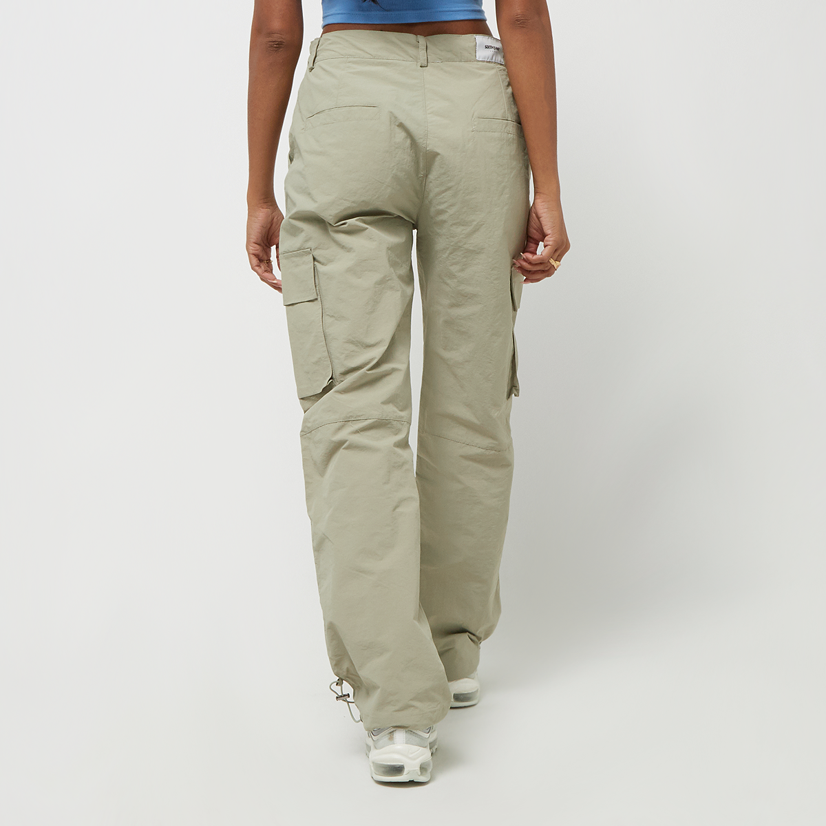 Sixth June Nylon Mini Pocket Cargo Pants Cargobroeken Dames khaki maat: XS beschikbare maaten:XS