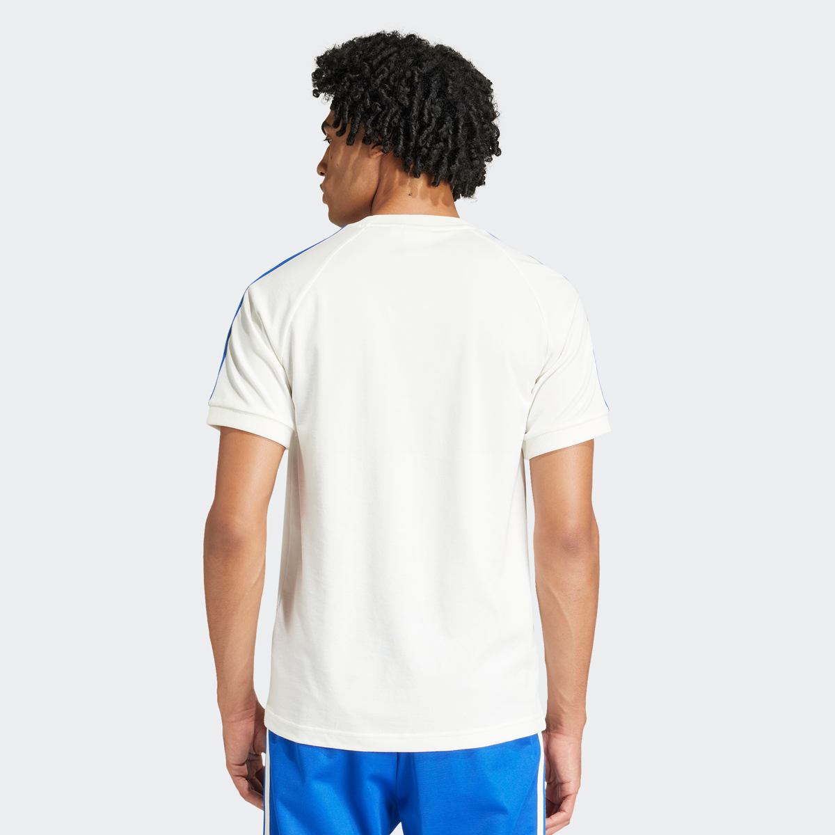 adidas Originals Figc Italië 3-stripes T-shirt Football Pack T-shirts Heren off white maat: S beschikbare maaten:S M