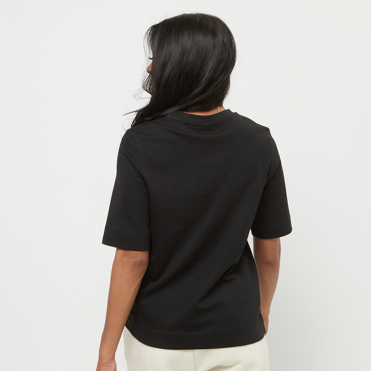 Urban Classics Ladies Classy Tee T-shirts Dames Black maat: S beschikbare maaten:S M L XL