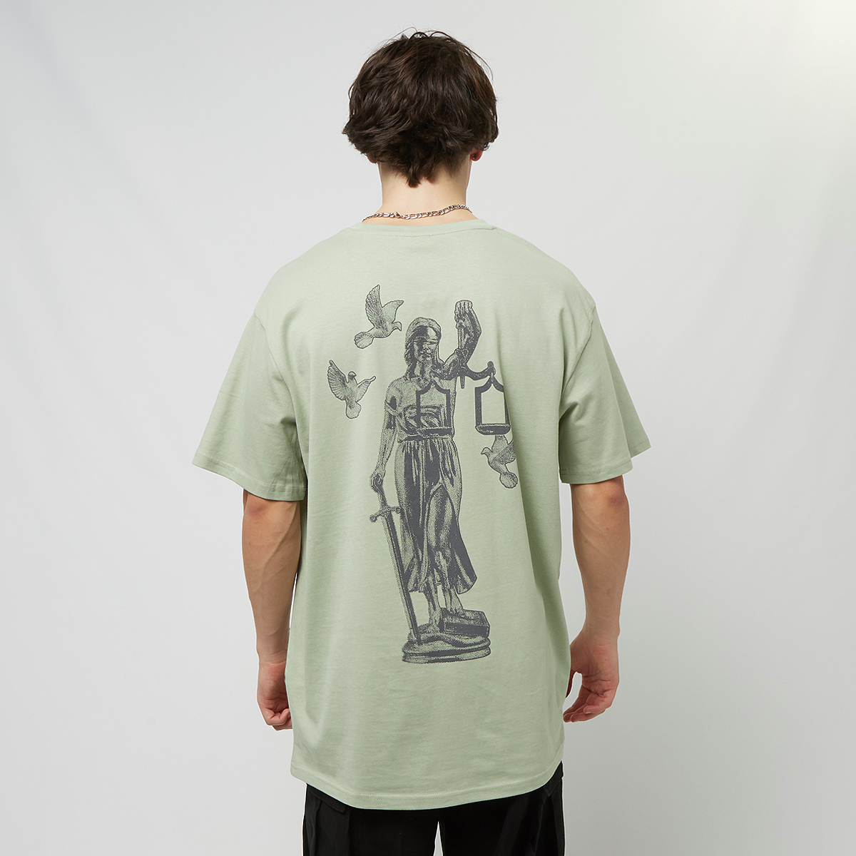 Upscale by Mister Tee Justice Oversize Tee T-shirts Kleding softsalvia maat: XS beschikbare maaten:XS S M XL