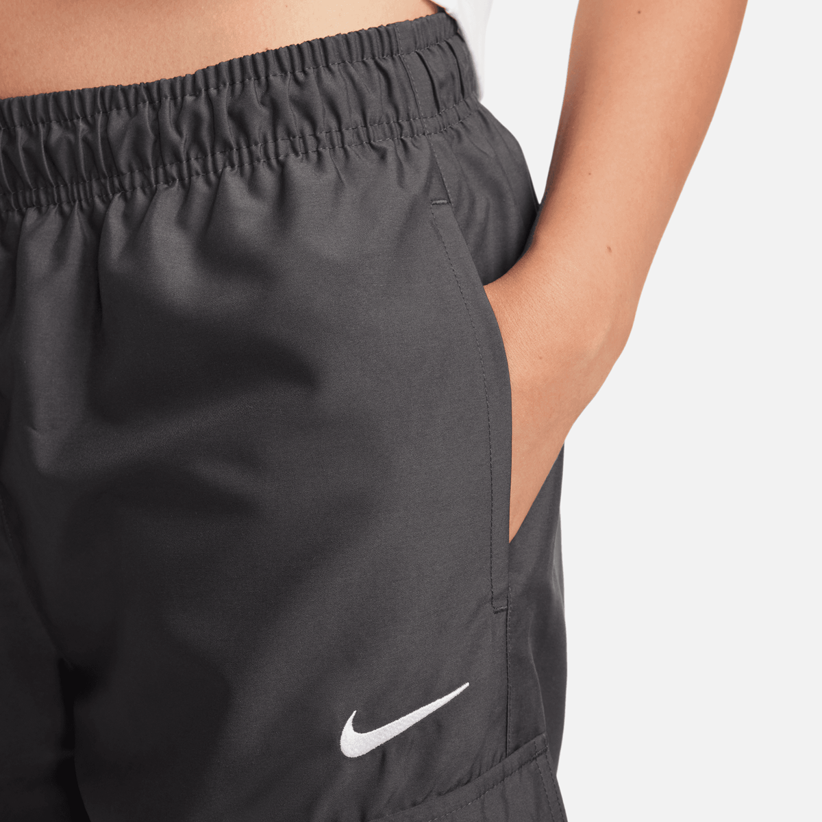 Nike Sportswear Trend Cargo-webhose Cargobroeken Dames anthracite white maat: XS beschikbare maaten:XS