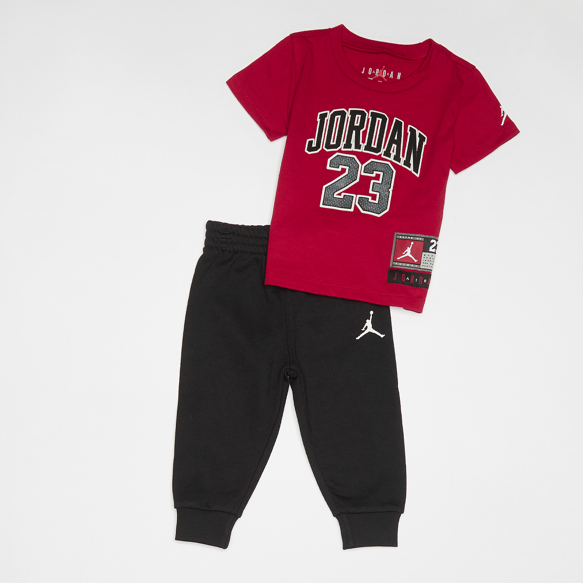 Jordan Jersey Pack Tee Set (2 Piece) Baby sets Kids black (gym red) maat: 12 m beschikbare maaten:12 m 18 m 24 m 98 104 110 116 122
