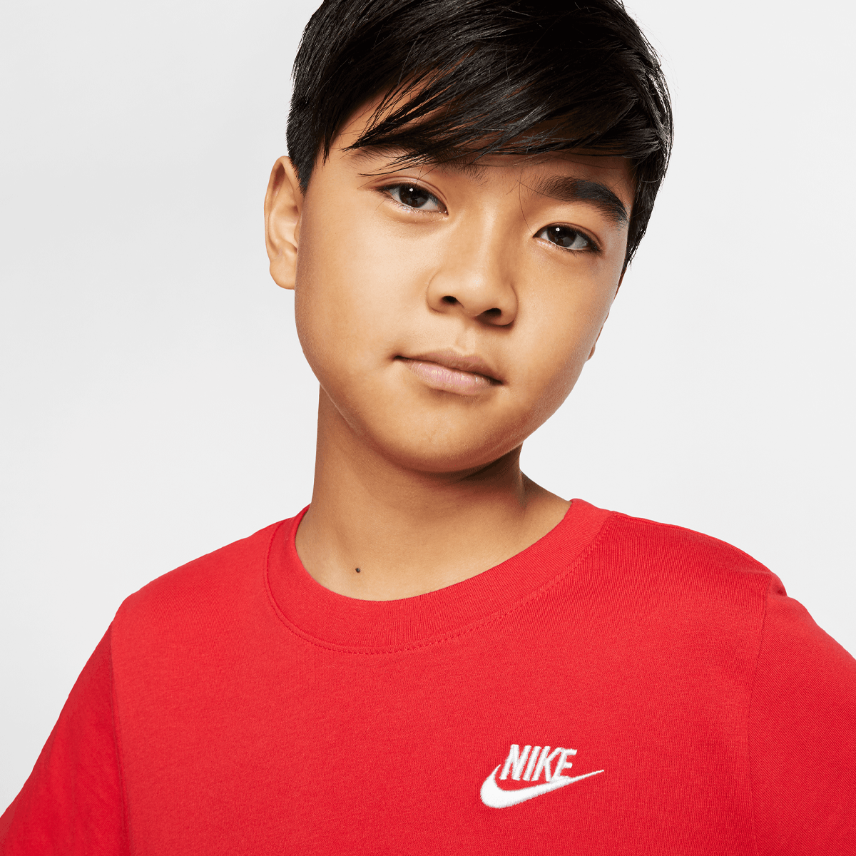 Nike Sportswear T-shirt T-shirts Kids university red white maat: 137 beschikbare maaten:137 147