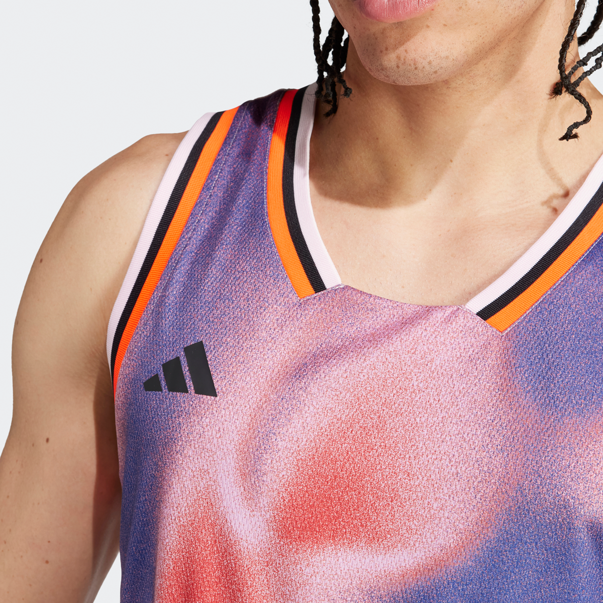 adidas performance Paris Basketball 3rd Jersey Sportshirts Heren clear pink maat: S beschikbare maaten:S XL