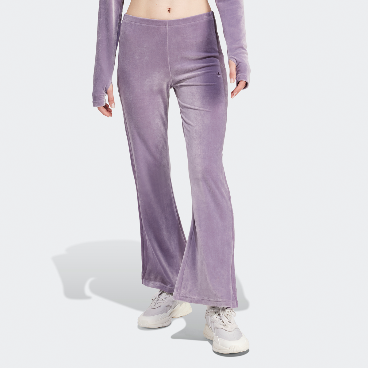 adidas Originals Velours Leggings Dames shadow violet maat: M beschikbare maaten:XS S M L