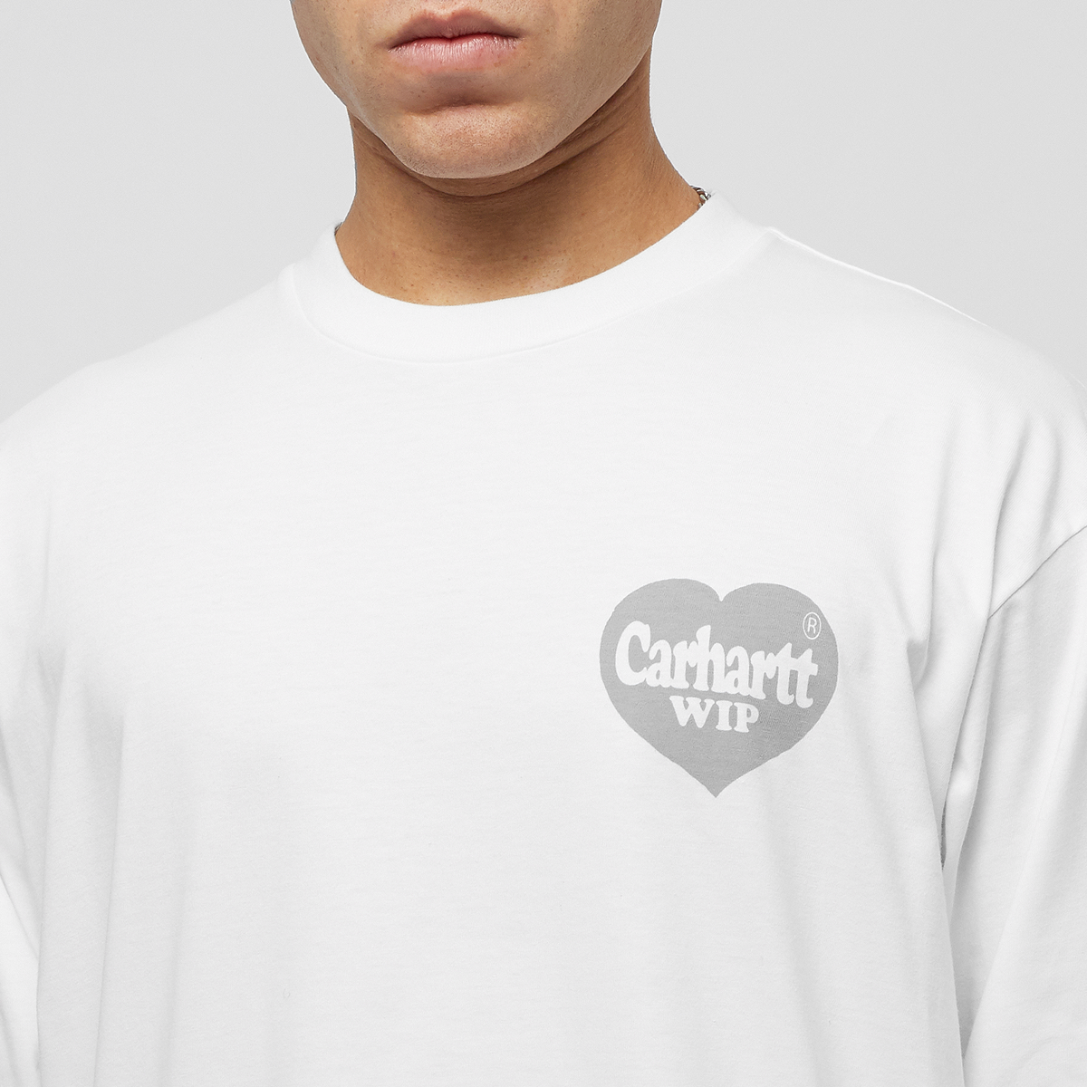 Carhartt WIP Longsleeve Spree T-shirt Longsleeves Heren white grey maat: S beschikbare maaten:S L XL