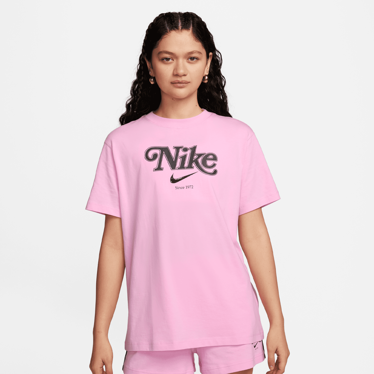Nike Sportswear Boyfriend Tee Ef T-shirts Dames pink rise maat: XS beschikbare maaten:XS S M L XL