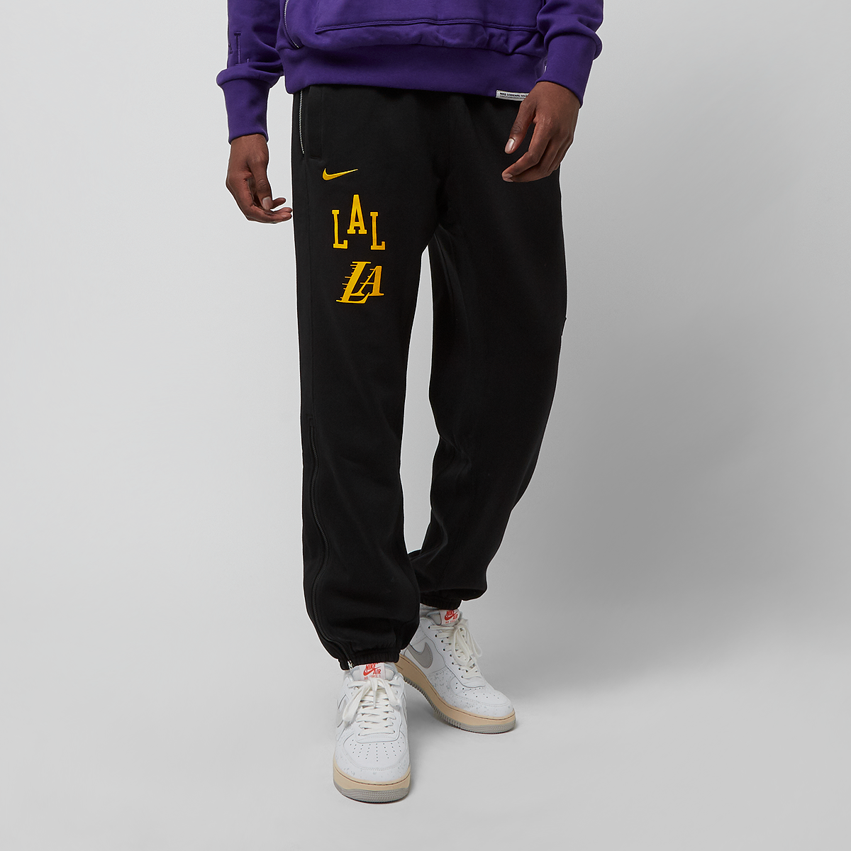 Nike Los Angeles Lakers Standard Issue City Edition Pants Trainingsbroeken Heren black maat: S beschikbare maaten:S