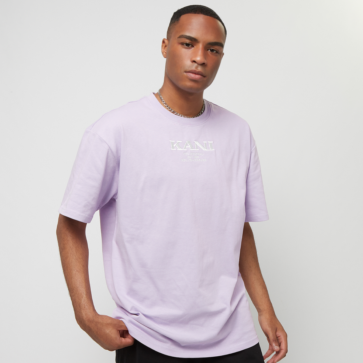 Karl Kani Retro Heavy Tee T-shirts Kleding light purple maat: XL beschikbare maaten:S M L XL