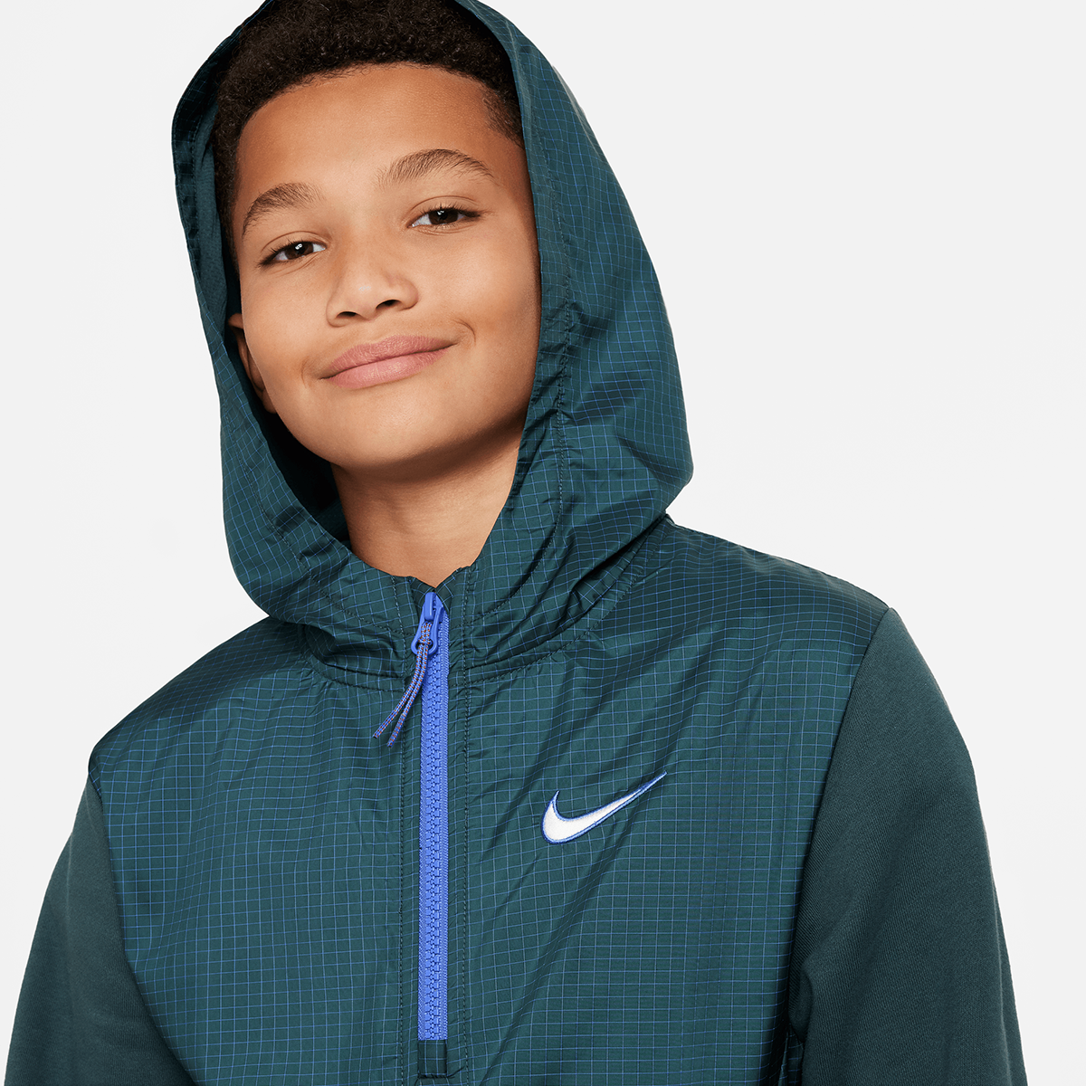 Nike Outdoor Play Fleece-hoodie Für Ältere Kinder Hooded vesten Kleding deep jungle maat: 170 beschikbare maaten:170