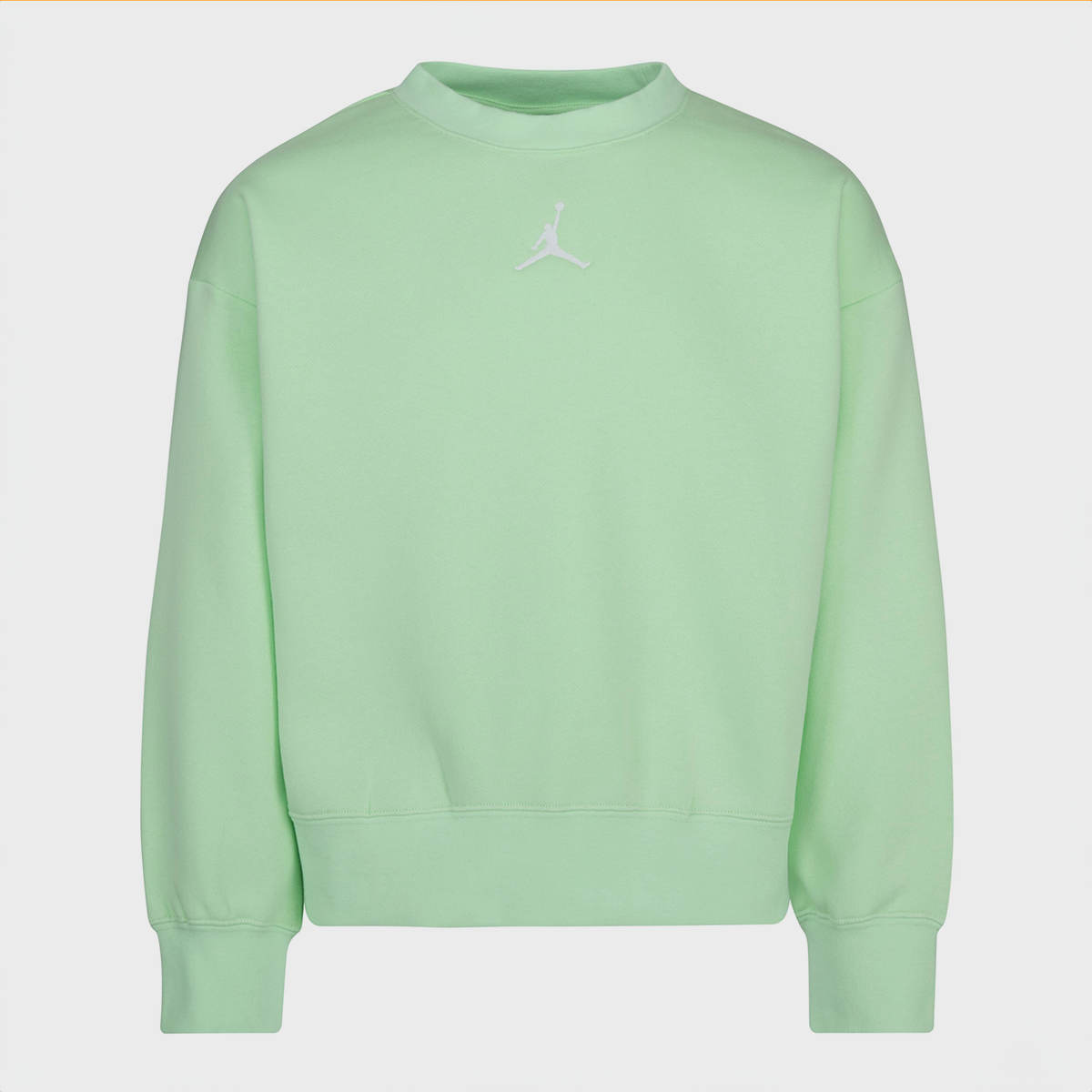 Jordan Icon Play Oversized Crew Sweatshirts Kids vapor green maat: 128 beschikbare maaten:128 158 170