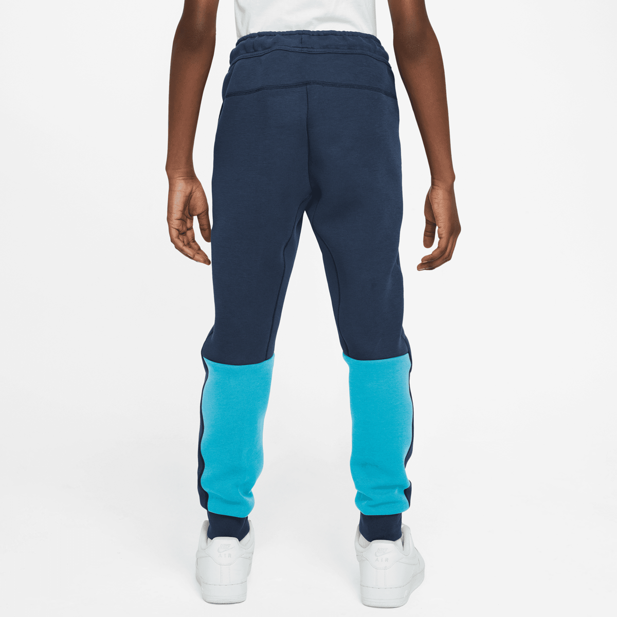 Nike Sportswear Tech Fleece Pants Trainingsbroeken Kids midnight navy aquarius blue black maat: 137 beschikbare maaten:137 147 158 163