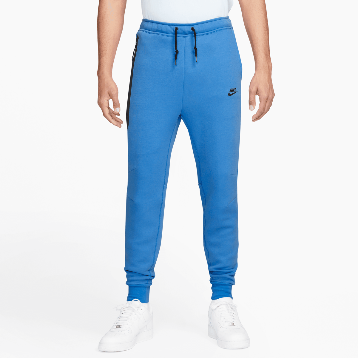 Nike Tech Fleece Jogger Trainingsbroeken Heren lt photo blue black maat: S beschikbare maaten:S M L XL