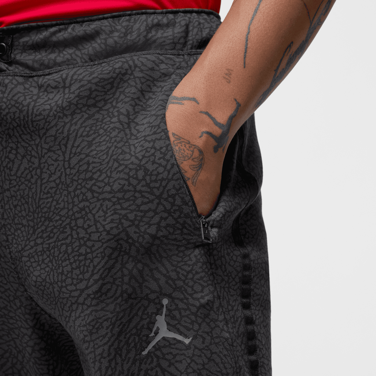 Jordan Dri-fit Sport Air Pants Trainingsbroeken Heren black dark shadow dark grey maat: S beschikbare maaten:S M L XL