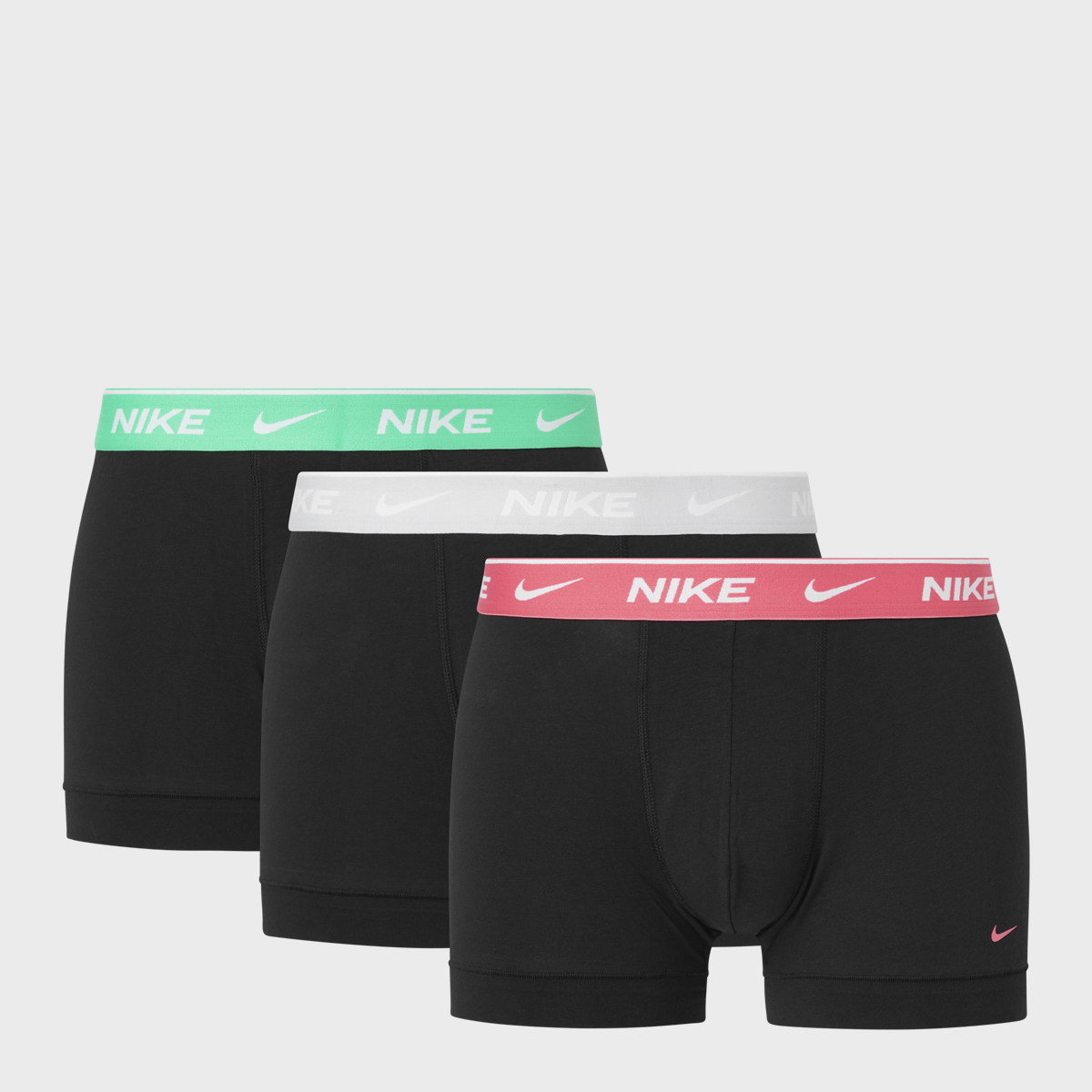 Nike Underwear Trunk (3-pack) Boxershorts Kleding blk sea coral platinium elec algae maat: XS beschikbare maaten:XS