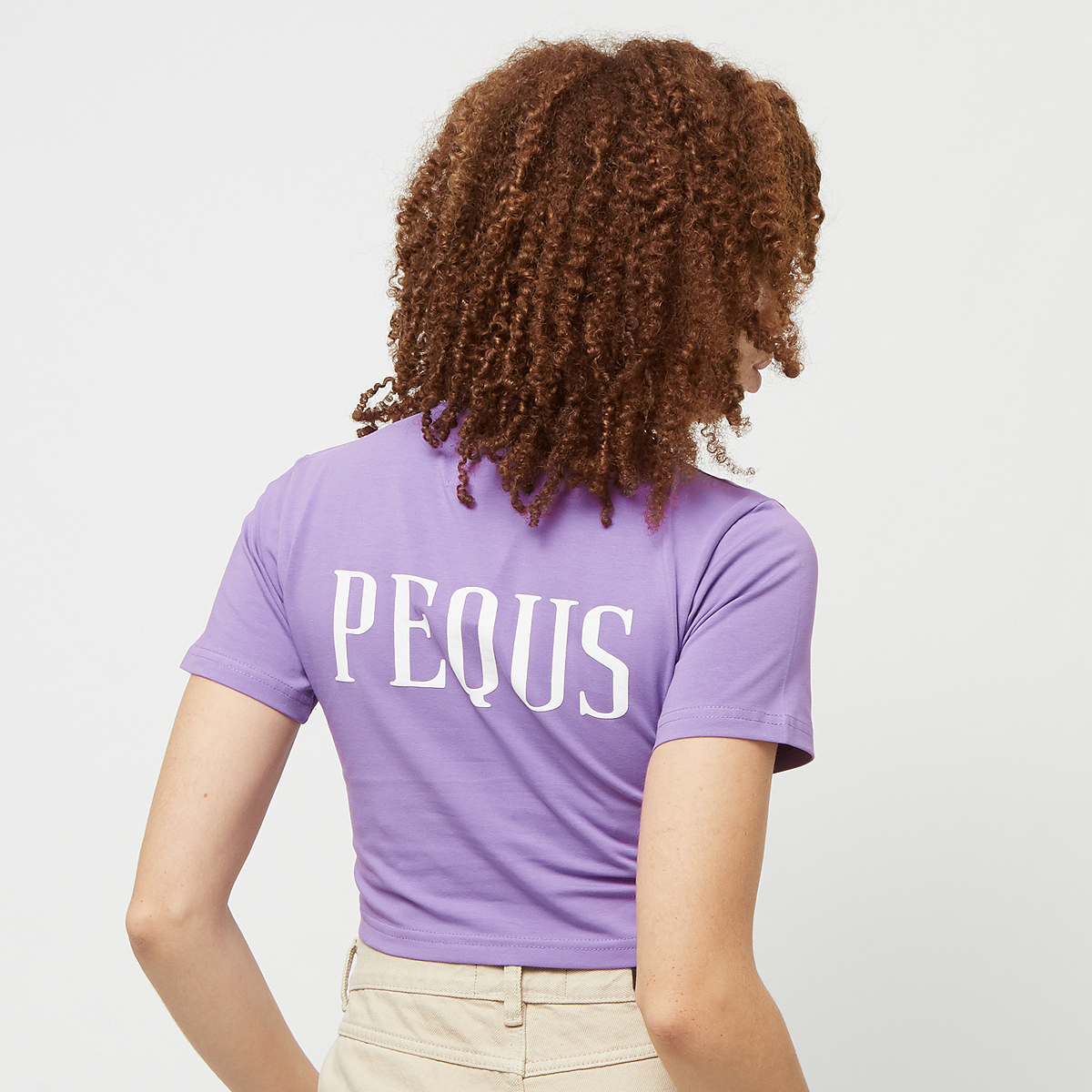 Pequs Back Logo Top T-shirts Dames orchid maat: XS beschikbare maaten:XS S M L