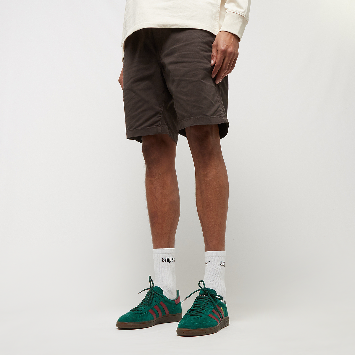 Urban Classics Strech Twill Joggshorts Chino shorts Kleding brown maat: XXL beschikbare maaten:L XL XXL