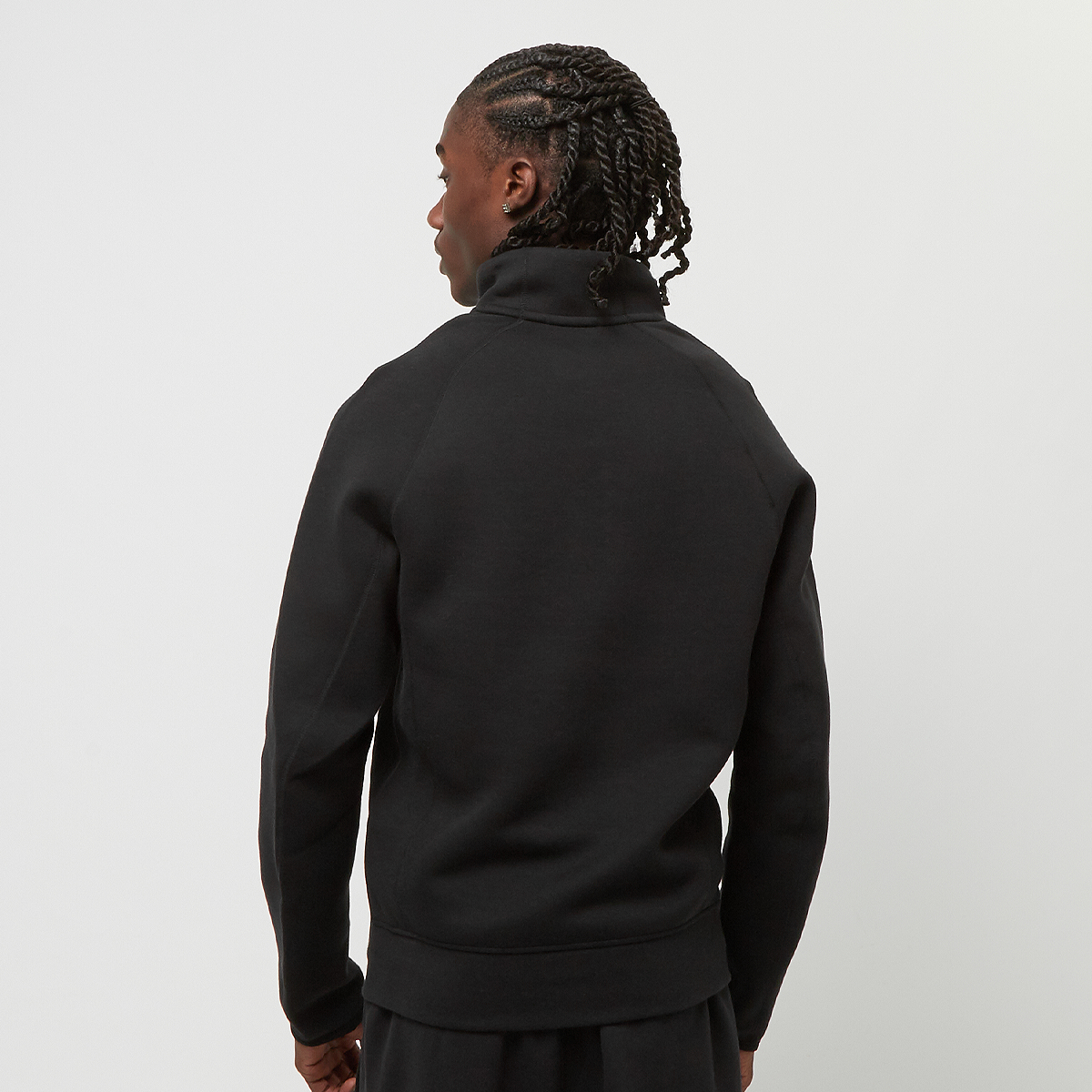 Nike Tech Fleece High Zip Top Hooded vesten Kleding black black maat: S beschikbare maaten:S
