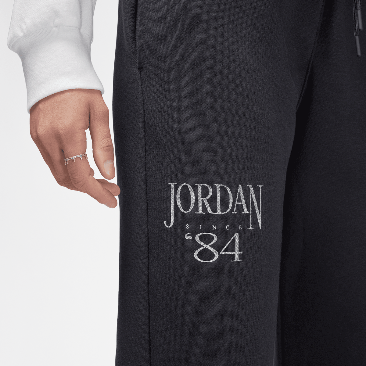 Jordan Brooklyn Fleece Pants Trainingsbroeken Dames black sail maat: XS beschikbare maaten:XS S M L
