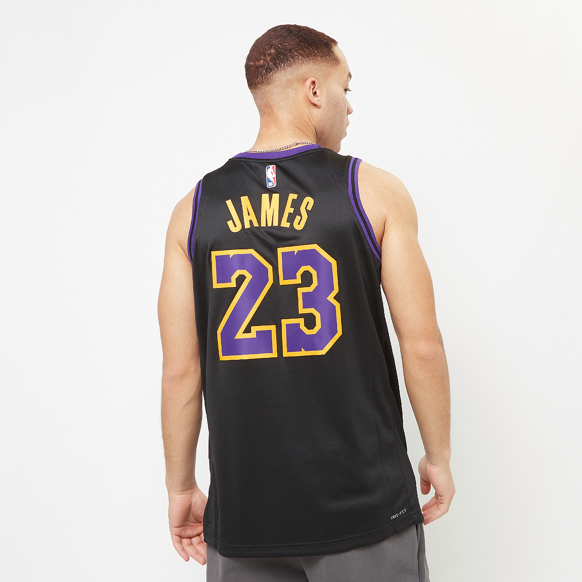 Nike Nba La Lakers Mnk Dri-fit Swingman Jersey Ce 23 Sportshirts Heren black james lebron maat: S beschikbare maaten:S M L XL